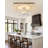 4-Light Semi Flush Mount Ceiling Light Fixture-2023718921