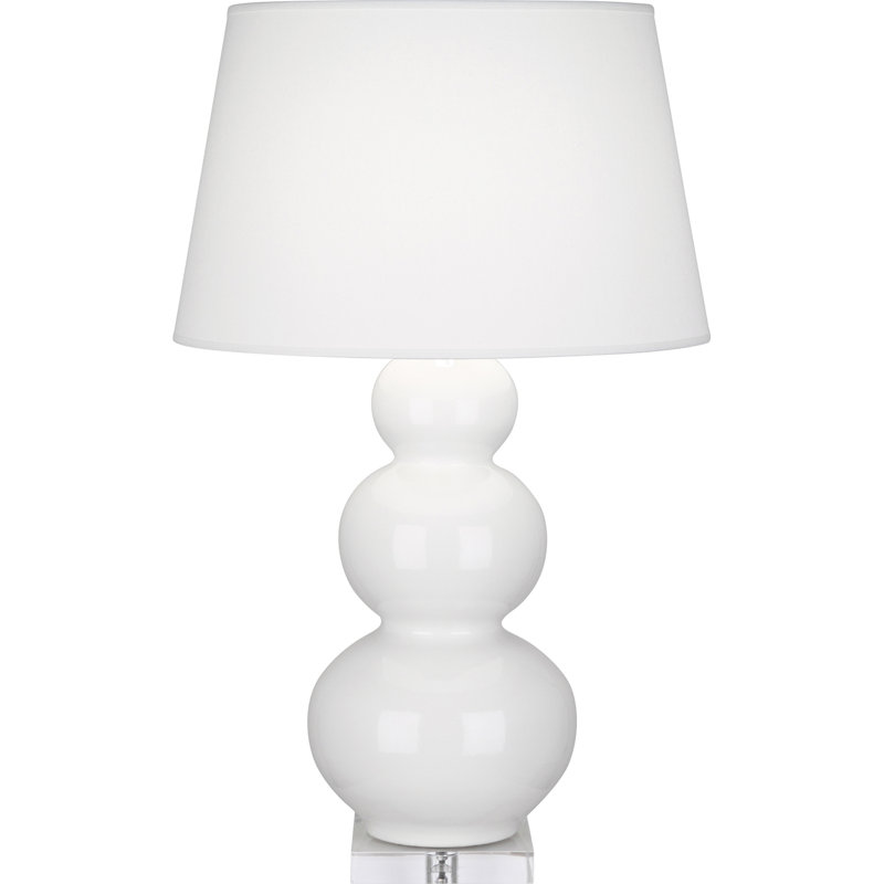 Triple Gourd Table Lamp, 33" H x 20" W x 20" D, Lucite, Lily