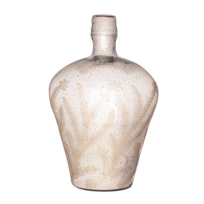 Vase en verre gravé au mercure