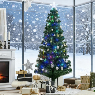 Sapin sapin de Noël artificiel avec branches réalistes
