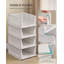 Bollitree Polyethylene Plastic Drawer Organisers