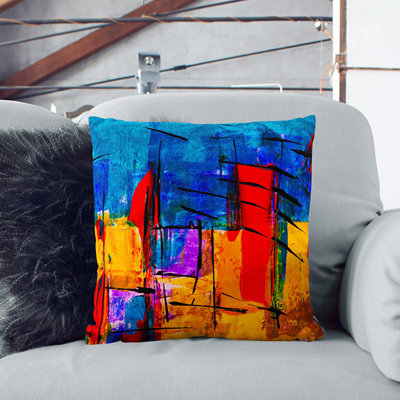 Abstract Square Cushion