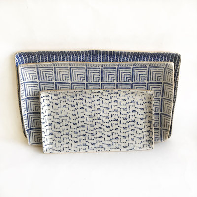 Cobalt Stoneware Platter