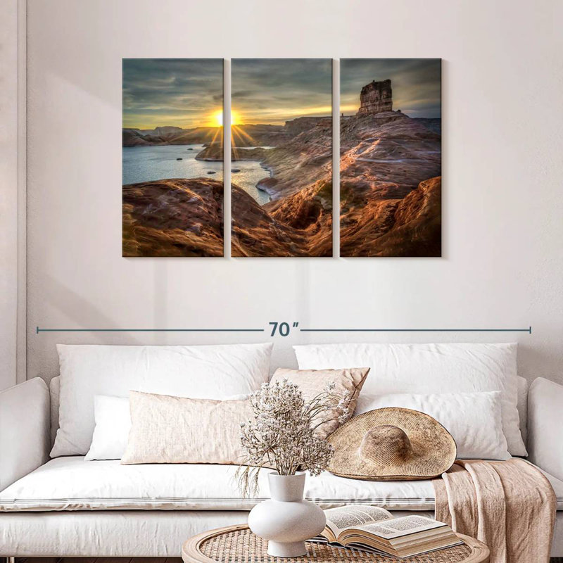 Alvord Lake Powell Sunrise, 28" H x 45" W