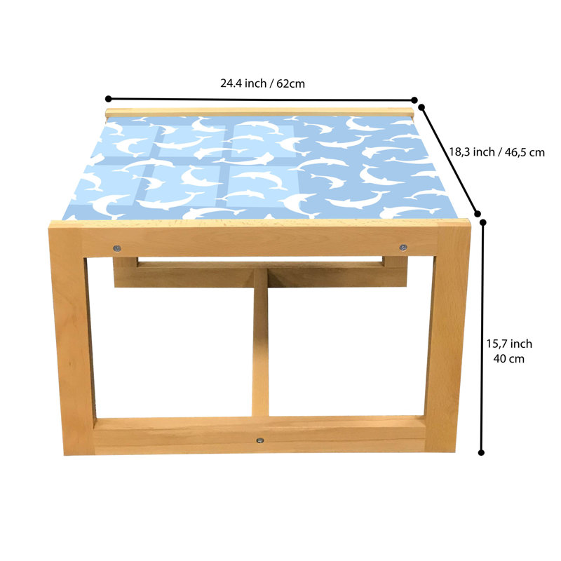 Iqarar Sled Coffee Table, 62cm H x 46cm W x 40cm D