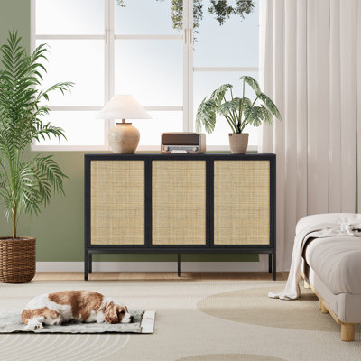 Leclair Natural Rattan 47'' Wide Sideboard