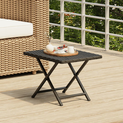 Lakhwinder Rectangular Folding Outdoor Bistro Table , 45cm cm W 35cm cm D