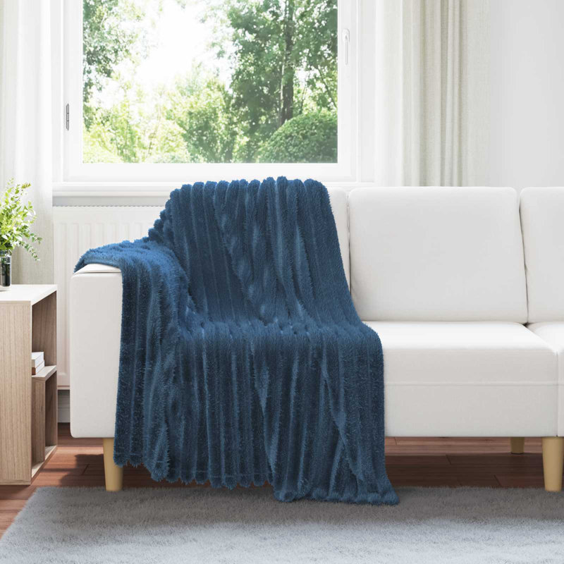 5.1-42 Throw Blanket, Navy Blue, 150cm x 130cm