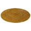 Overdyed Hand-Knotted Wool Modern-Contemporary Gold Area Rug 6' 3" x 6' 4"