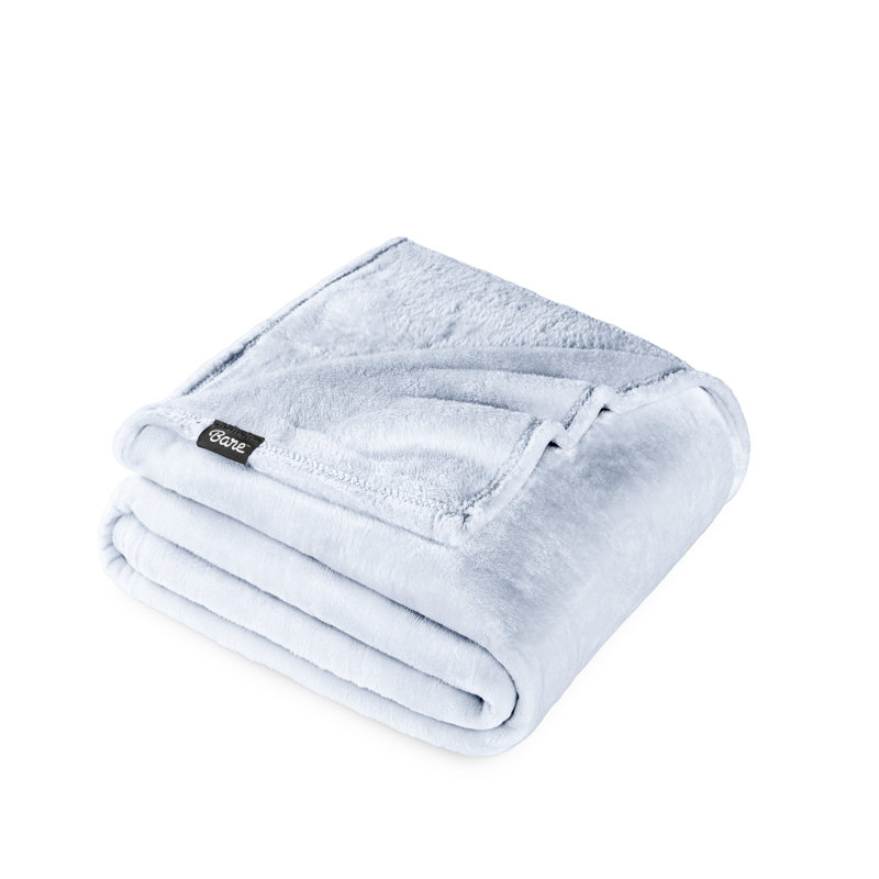 Couverture polaire Bare Home, Très grand, Bleu brume
