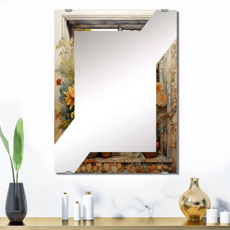 Azelle - Miroir de fenêtre mural MIR134039, 32 po x 24 po