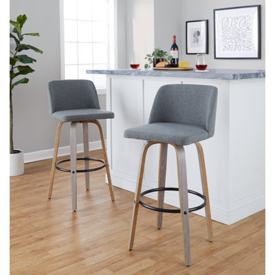Toriano Swivel Upholstered Counter Stool