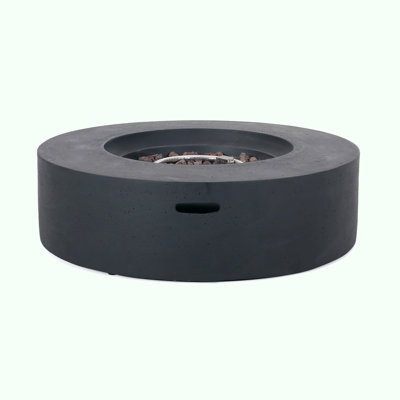 32" Patio 40,000 BTU Round Iron Propane Fire Pit,