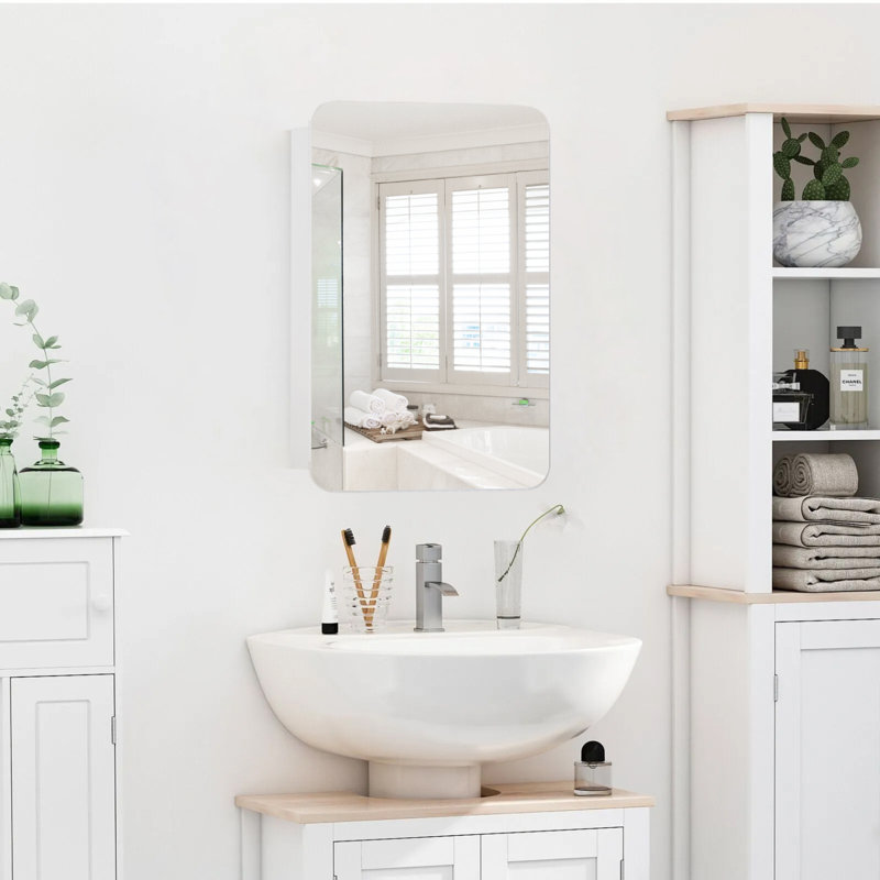 Nikiesha Wall Mounted Required Bathroom Cabinet