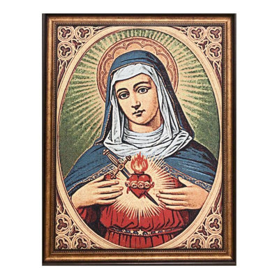 " Sacred Heart Of Mary " Painting Print