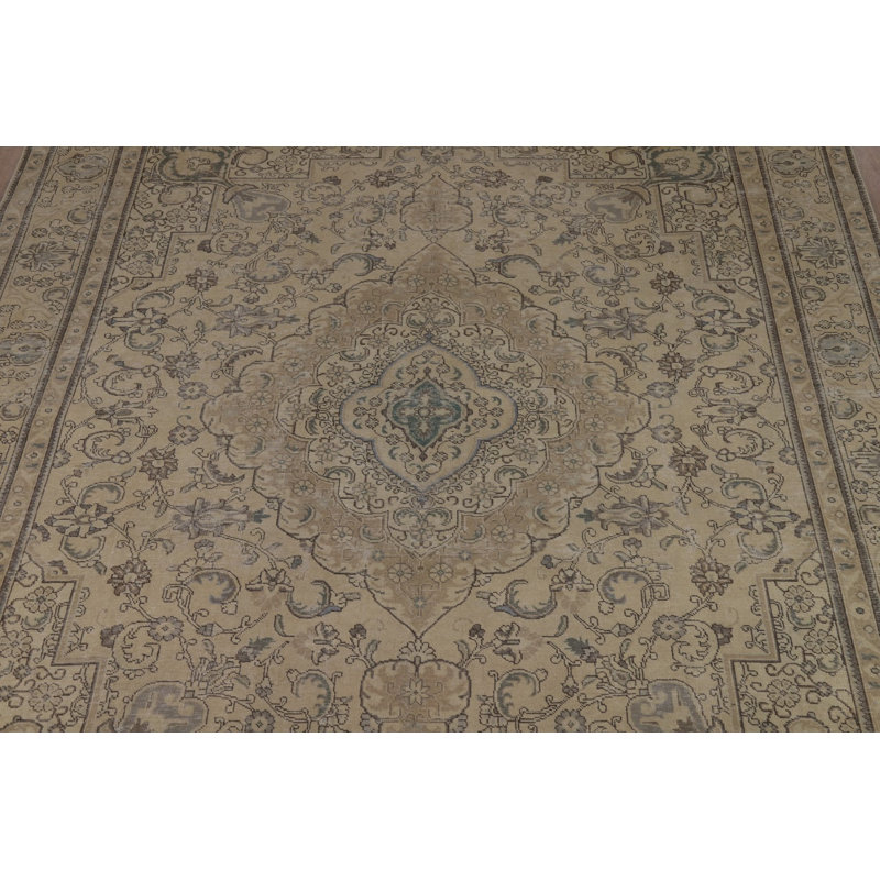 Tapis traditionnel en laine Medallion 10 x 12