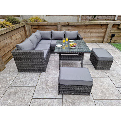 6 Seater Dining Set with Cushions