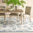 Martha Stewart 300 Hand Tufted Wool/Cotton Floral Rug in Ivory/Grey/Ivory/Gray-92584538