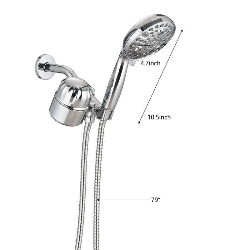Rain Handheld Shower Head 2.0 GPM GPM, Chrome