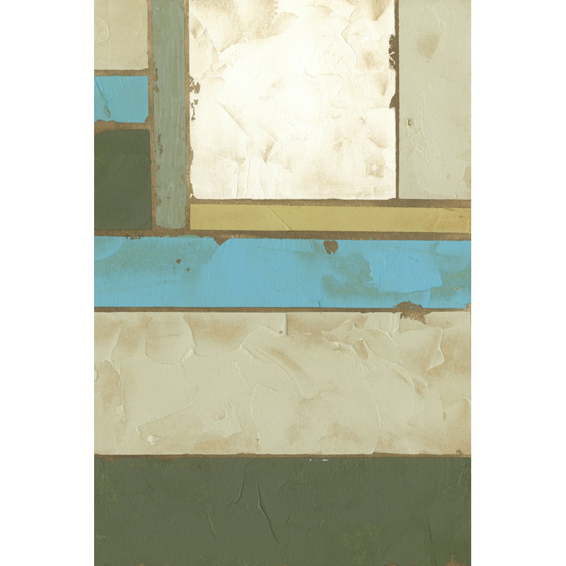 Weathered Paneling II by Jennifer Goldberger - Wrapped Canvas Print, 46cm H x 30cm W