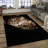 Handcrafted Soft Pile Rug with Intricate Floral and Leaf Design in Vibrant Colors for Living Room and Bedroom Decor-1078573775