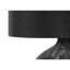 Lighting, H 23 po, lampe de table, céramique noire, abat-jour noir, contemporain
