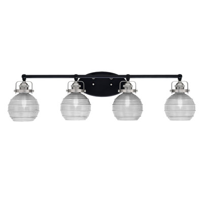 Barre d'éclairage de salle de bain 4 lumières Easton