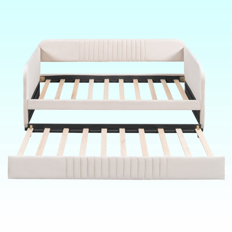 Upholstered Daybed, Beige