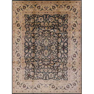 Tapis oriental beige / noir Tavernier