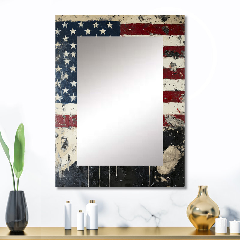 Abstrait drapeau des États-Unis Liberty Memories - drapeau drapeau des États-Unis, 32 po x 24 po