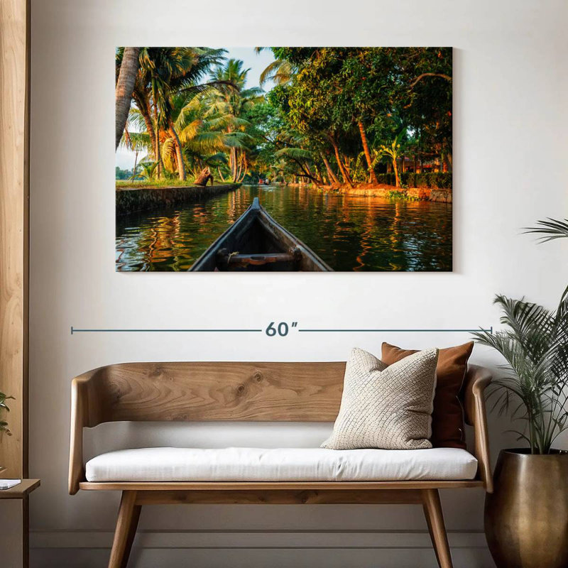Mehar Kerala Backwater Tour, H 32 po x l 48 po