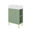 Petit meuble-lavabo avec lavabo simple en céramique 21,6 po-1428462119