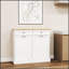Armoire à ordures inclinable à deux tiroirs et deux compartiments pour une gestion efficace des déchets et un rangement polyvalent dans les cuisines modernes-2146180042