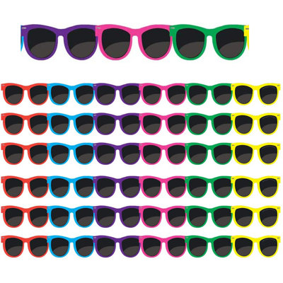 Sunglasses Die-Cut Border