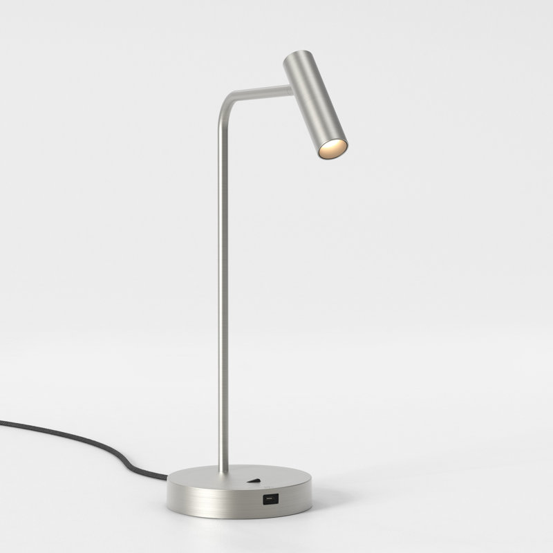 Enna Desk USB C, Matte Nickel
