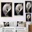Onyx noir et blanc, passage de l'océan sur toile-97052323-97052325