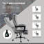 Fauteuil de bureau inclinable à dossier haut Vinsetto