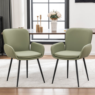 Harrod Dining Chairs With Metal Legs