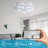Acrylic LED Semi Flush Mount