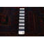 Tapis bleu marine foncé Maaza Rare War