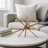 Decorative Metal Spiked Bar Object Sculpture for Home Decor - Abstract Sculpture Figurine Accent as Decorations for Living Room Display and Table Styling-427348200-427348759