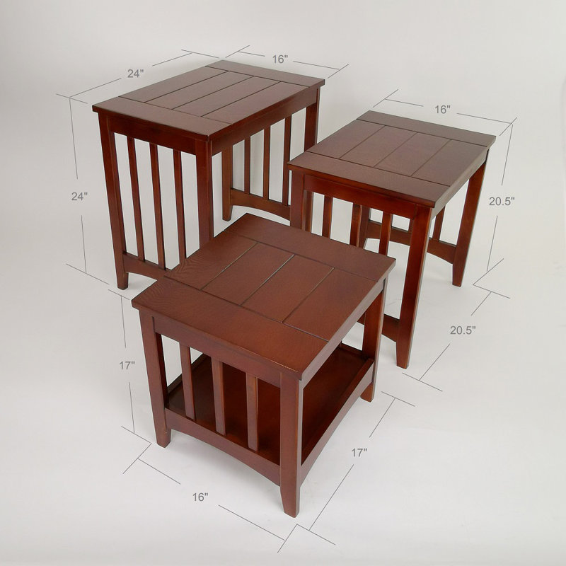 Hewes Solid Wood Nesting Tables