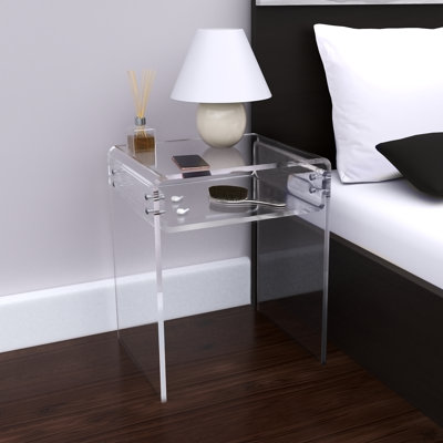 18'' W Acrylic Nightstand