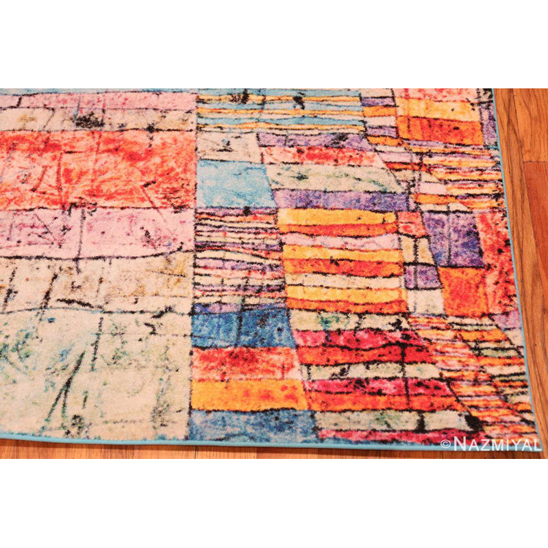 Scandinavian One-of-a-Kind Rectangle 5'3" X 7'6" Area Rug