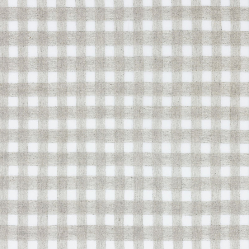 Nevada Checkered Linen Blend Fabric