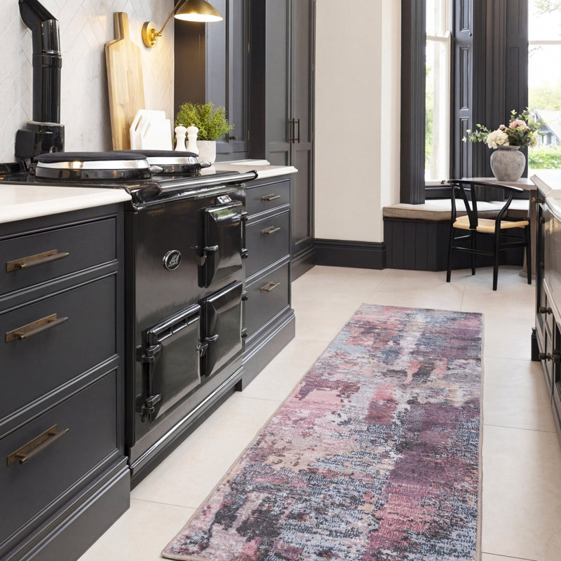 Destane Abstract Cotton Machine Tufted Area Rug, 200cm x 290cm