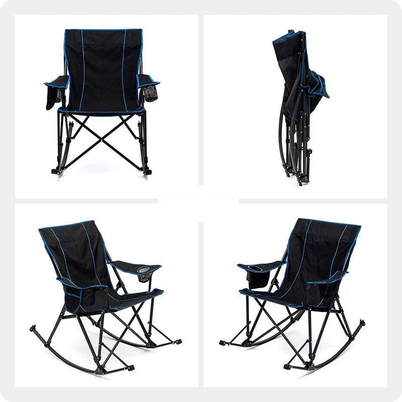 Folding Camping Chair, Black