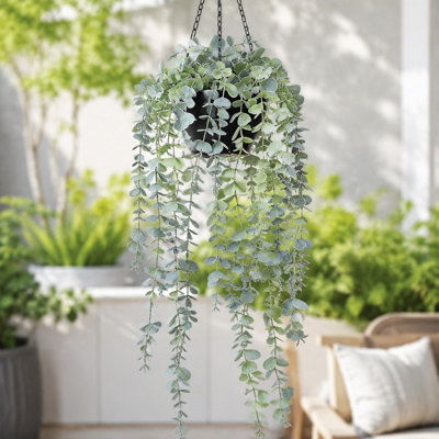 Faux plantes suspendues, petites plantes artificielles en pot pour la décoration intérieure des étagères