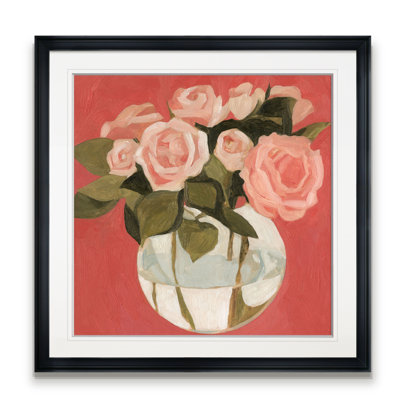 « brillante fleuris i », reproduction d’art sur toile