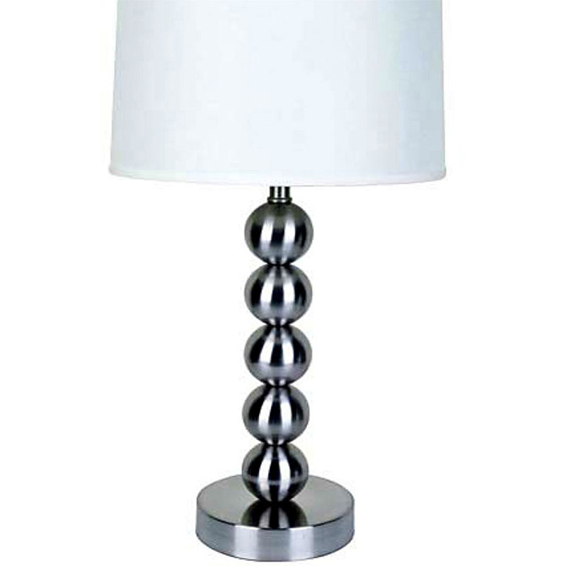 Lampe de table haute 28 po avec abat-jour en lin blanc 28 po